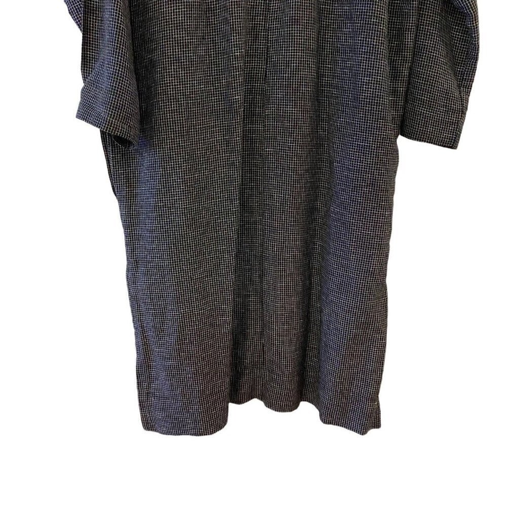 Madewell Long Robe Jacket In Grid Pattern Open Fr… - image 7